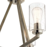 Żyrandol Deryn – 3 źródła światła – Postarzana antyczna szarość KL-DERYN3-DAG Elstead Lighting