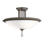 kinkiecik.pl Półplafon Dreyfus – 3 źródła światła – Stary brąz KL-DREYFUS-SFOZ Elstead Lighting