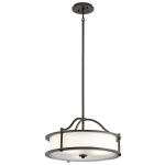 kinkiecik.pl Mała lampa wisząca Emory – 3 źródła światła – Stary brąz KL-EMORY-P-S-OZ Elstead Lightnig