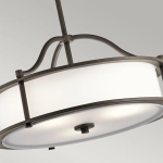 Mała lampa wisząca Emory – 3 źródła światła – Stary brąz KL-EMORY-P-S-OZ Elstead Lighting