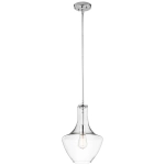 kinkiecik.pl Mała lampa wisząca Everly – 1 źródło światła – Chrom KL-EVERLY-P-S-CH Elstead Lighting