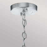 Latarnia wisząca Grand Bank – 1 źródło światła – Postarzana antyczna szarość / Szczotkowane aluminium KL-GRAND-BANK-P-DAGElstead Lighting