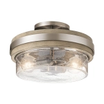 Półplafon Grand Bank – 2 źródła światła – Postarzana antyczna szarość KL-GRAND-BANK-SF Elstead Lighting