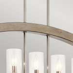 Żyrandol Grand Bank – 5 źródeł światła – Postarzana antyczna szarość KL-GRAND-BANK5 Elstead Lighting