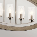 Żyrandol Grand Bank – 5 źródeł światła – Postarzana antyczna szarość KL-GRAND-BANK5 Elstead Lighting