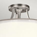 Półplafon Lacey – 3 źródła światła – Antyczny pewter KL-LACEY-SF-AP Elstead Lighting