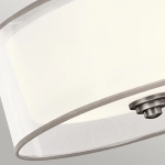 Półplafon Lacey – 3 źródła światła – Antyczny pewter KL-LACEY-SF-AP Elstead Lighting
