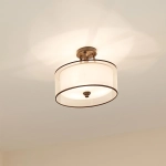 Półplafon Lacey – 3 źródła światła – Ciepły ciemny brąz KL-LACEY-SF-MB Elstead Lighting