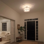 Półplafon Lacey – 4 źródła światła – Antyczny pewter KL-LACEY-SFM-AP Elstead Lighting