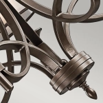 Żyrandol Lacey – 5 źródeł światła – Ciepły ciemny brąz KL-LACEY5-MB Elstead Lighting