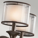 Żyrandol Lacey – 5 źródeł światła – Ciepły ciemny brąz KL-LACEY5-MB Elstead Lighting