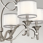 Żyrandol Lacey – 9 źródeł światła – Antyczny pewter KL-LACEY9-AP Elstead Lighting