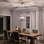 Lampa wisząca Larkin – 3 źródła światła – Szczotkowany nikiel KL-LARKIN-P-M-NI Elstead Lighting