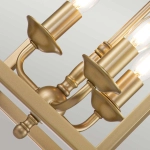 Średnia lampa wisząca Larkin – 3 źródła światła – Naturalny mosiądz KL-LARKIN-P-M-PNBR Elstead Lighting