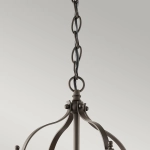 Mała lampa wisząca Larkin – 2 źródła światła – Stary brąz KL-LARKIN-P-S-OZ Elstead Lighting