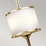 Duży kinkiet Mona – 2 źródła światła – Polerowany mosiądz KL-MONA-L-PB Elstead Lighting