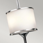 Duży kinkiet Mona – 2 źródła światła – Polerowany chrom KL-MONA-L-PC Elstead Lighting