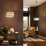 Mała lampa wisząca Moxie – 2 źródła światła KL-MOXIE-P-S Elstead Lighting
