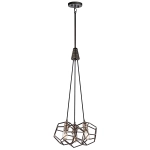 kinkiecik.pl Żyrandol Rocklyn – 3 źródła światła KL-ROCKLYN3-RS Elstead Lighting