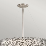Lampa wisząca Silver Coral – 4 źródła światła KL-SILVER-CORAL-P-B Elstead Lighting