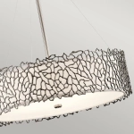 Lampa wisząca Silver Coral – 4 źródła światła KL-SILVER-CORAL-P-B Elstead Lighting