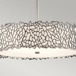 Lampa wisząca Silver Coral – 4 źródła światła KL-SILVER-CORAL-P-B Elstead Lighting