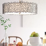 Lampa wisząca Silver Coral – 4 źródła światła KL-SILVER-CORAL-P-B Elstead Lighting