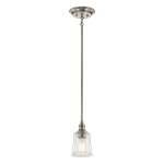 Mała lampa wisząca Waverly – 1 źródło światła – Klasyczny pewter KL-WAVERLY-MP-CLP Elstead Lighting