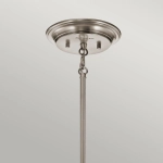 Mała lampa wisząca Waverly – 1 źródło światła – Klasyczny pewter KL-WAVERLY-MP-CLP Elstead Lighting