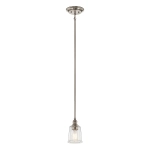 Mała lampa wisząca Waverly – 1 źródło światła – Klasyczny pewter KL-WAVERLY-MP-CLP Elstead Lighting