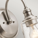 Kinkiet Waverly – 1 źródło światła – Klasyczny pewter KL-WAVERLY1-CLP Elstead Lighting