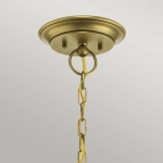 Żyrandol Waverly – 5 źródeł światła – Naturalny mosiądz KL-WAVERLY5-NBR Elstead Lighting