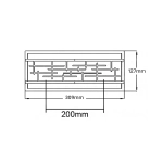 Mały kinkiet Zolon – Wbudowany moduł LED KL-ZOLON-S-BATH Elstead Lighting
