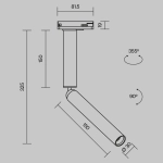 Lampa szynowa Focus Dual Unity TR142-1-6W3K-W Maytoni - zdjęcie dodatkowe 9