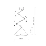 Lampa wisząca Kinkiet PANTOGRAPH 9126 Nowodvorski - zdjęcie dodatkowe 3