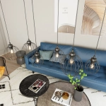 Lampa wisząca NANDO 6 BL 1369/6 EMIBIG Lighting