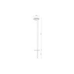Lampa ogrodowa POLE LED I STOJĄCA 9185 Nowodvorski IP54 - zdjęcie dodatkowe 3