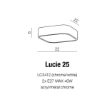 Plafon Lucie 25 (black) AZ4146 AZZARDO