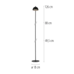 Lampa podłogowa BELLIS 19245-18 Paul Neuhaus by Zuma Line Schöner Wohnen