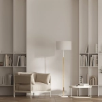 Lampa stojąca Fogo 2xE27 biała LP-0304/2F WH LIGHT PRESTIGE