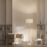 Lampa stojąca Fogo 2xE27 biała LP-0304/2F WH LIGHT PRESTIGE