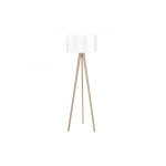 Lampa podłogowa TRIPOD WOOD AZ3013+AZ3014 white AZZARDO