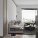 Lampa Stojąca Solenia 1xLED Dotykowa różowe złoto FL0104 yaskr