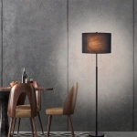 Lampa stojąca Fogo 2xE27 czarna LP-0304/2F BK LIGHT PRESTIGE