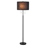 Lampa stojąca Fogo 2xE27 czarna LP-0304/2F BK LIGHT PRESTIGE
