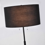 Lampa stojąca Fogo 2xE27 czarna LP-0304/2F BK LIGHT PRESTIGE