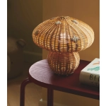 Lampa stołowa Allie Nordlux z rattanowym kloszem 2412765060