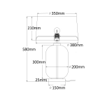 Lampa stołowa Amur dymna 1xE27 LP-919/1T smoked Light Prestige