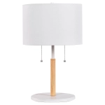 Lampa stołowa Fogo 2xE27 biała LP-0304/2T WH LIGHT PRESTIGE