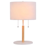 Lampa stołowa Fogo 2xE27 biała LP-0304/2T WH LIGHT PRESTIGE
